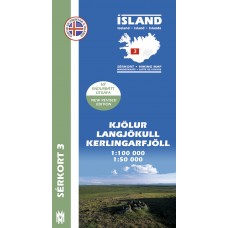 Iceland Hiking Map 03 | Kjölur, Arnavatnsheiði, Kerlingarfjöll