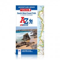 South West Coast Path | 2. North Cornwall | Official National Trail Map | A-Z Adventure Atlas