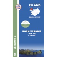 Iceland Hiking Map 09 | Hornstrandir