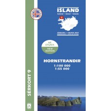 Iceland Hiking Map 09 | Hornstrandir