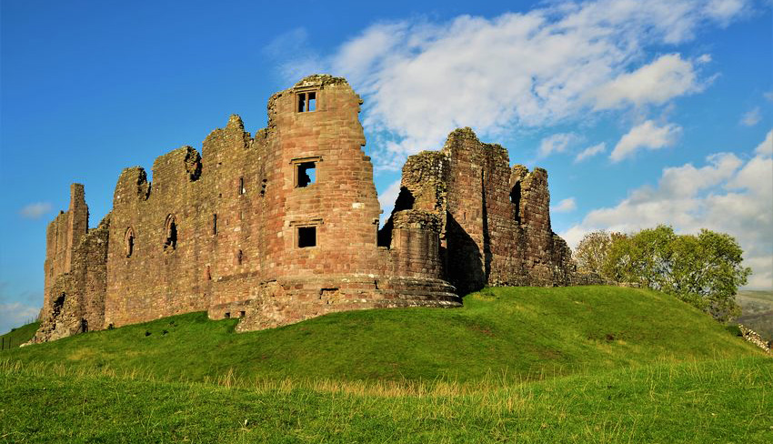 Brough Castle on Lady Anne's Way