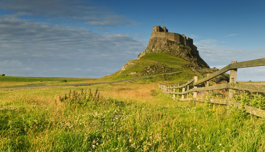 Lindisfarne Holy Island at the end of St. Oswald's Way